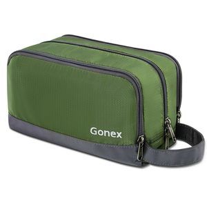 Travel Toiletry Bag Nylon, Dopp Kit Shaving Bag Toiletry Organizer Olive Green🦒